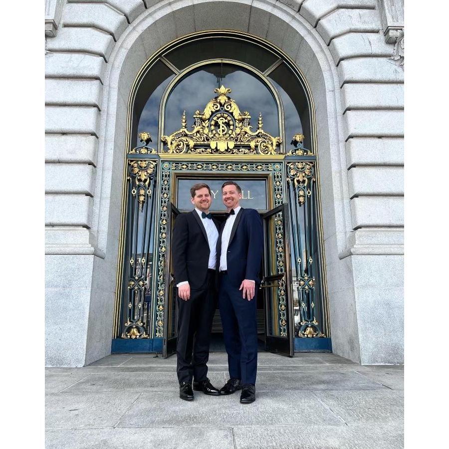 This was when we got married at City Hall in San Francisco!