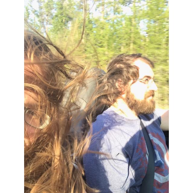 We were listening to the Bloodhound Gang with the roof down driving back through Yellowstone - July, 2017