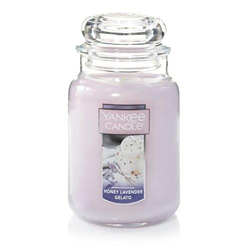 Yankee Candle HONEY LAVENDER GELATO, Large Jar, Purple, 6 Piece