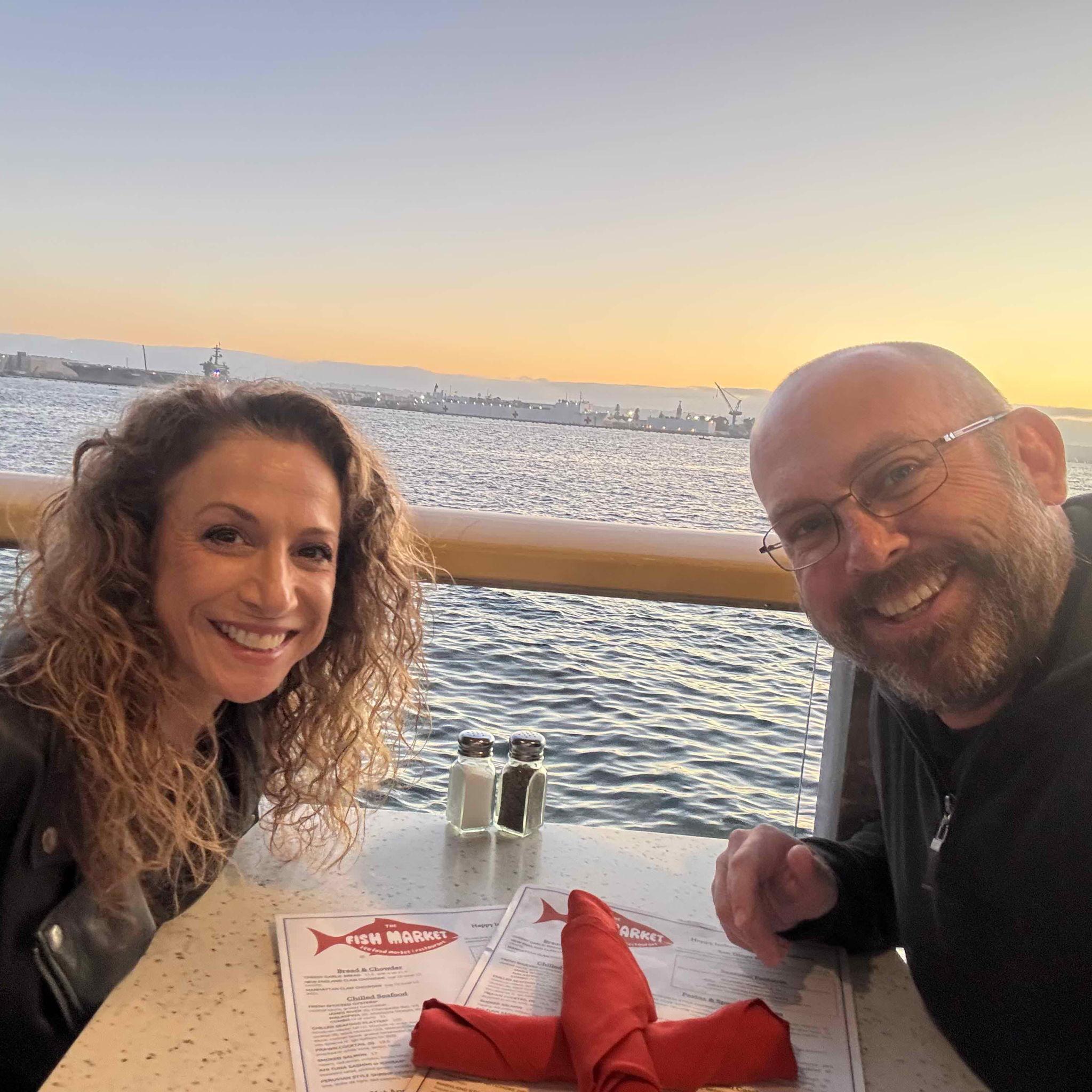 Dinner on the water in San Diego!