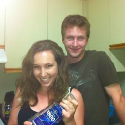 First ever pic together. Took a good 6+ months to get a pic outta this guy 🙄😅 Toronto, Summer 2012.