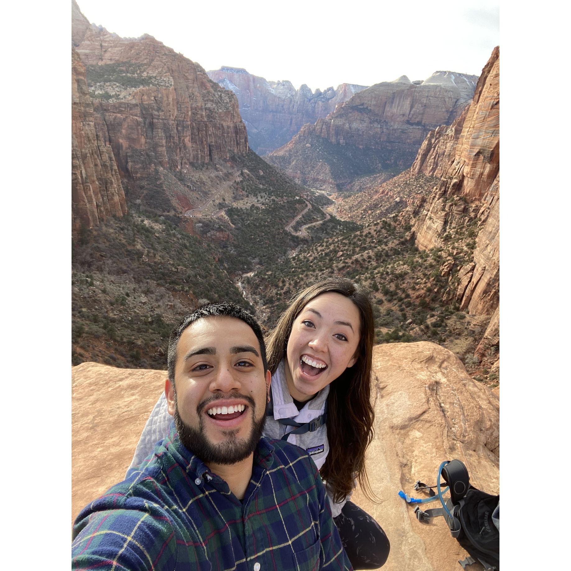 Hiking in Zion National Park