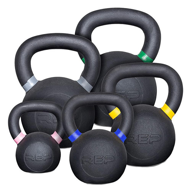 REP FITNESS Kettlebells for Strength and Conditioning, Fitness, and Cross-Training - LB and KG Markings