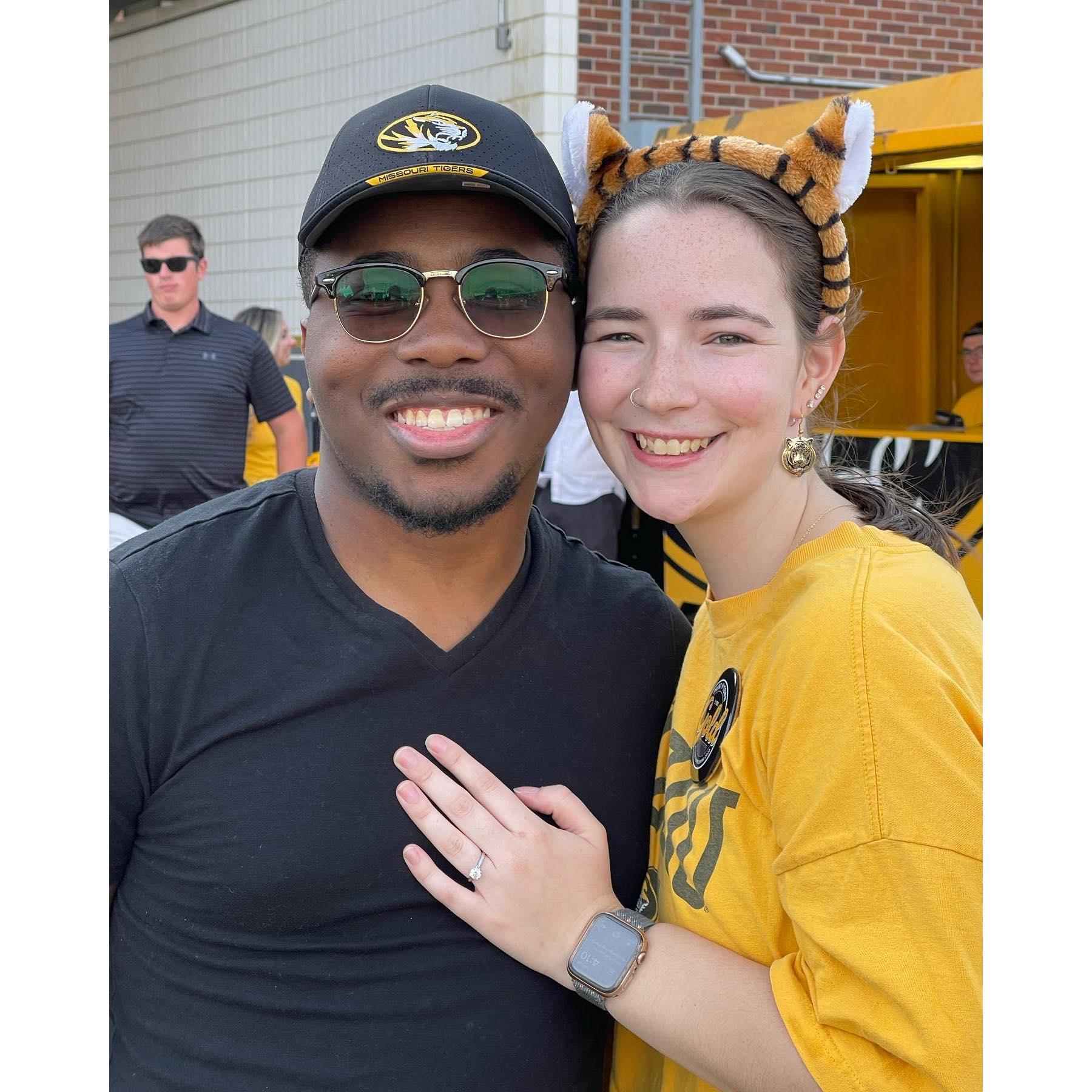 Right after our engagement!