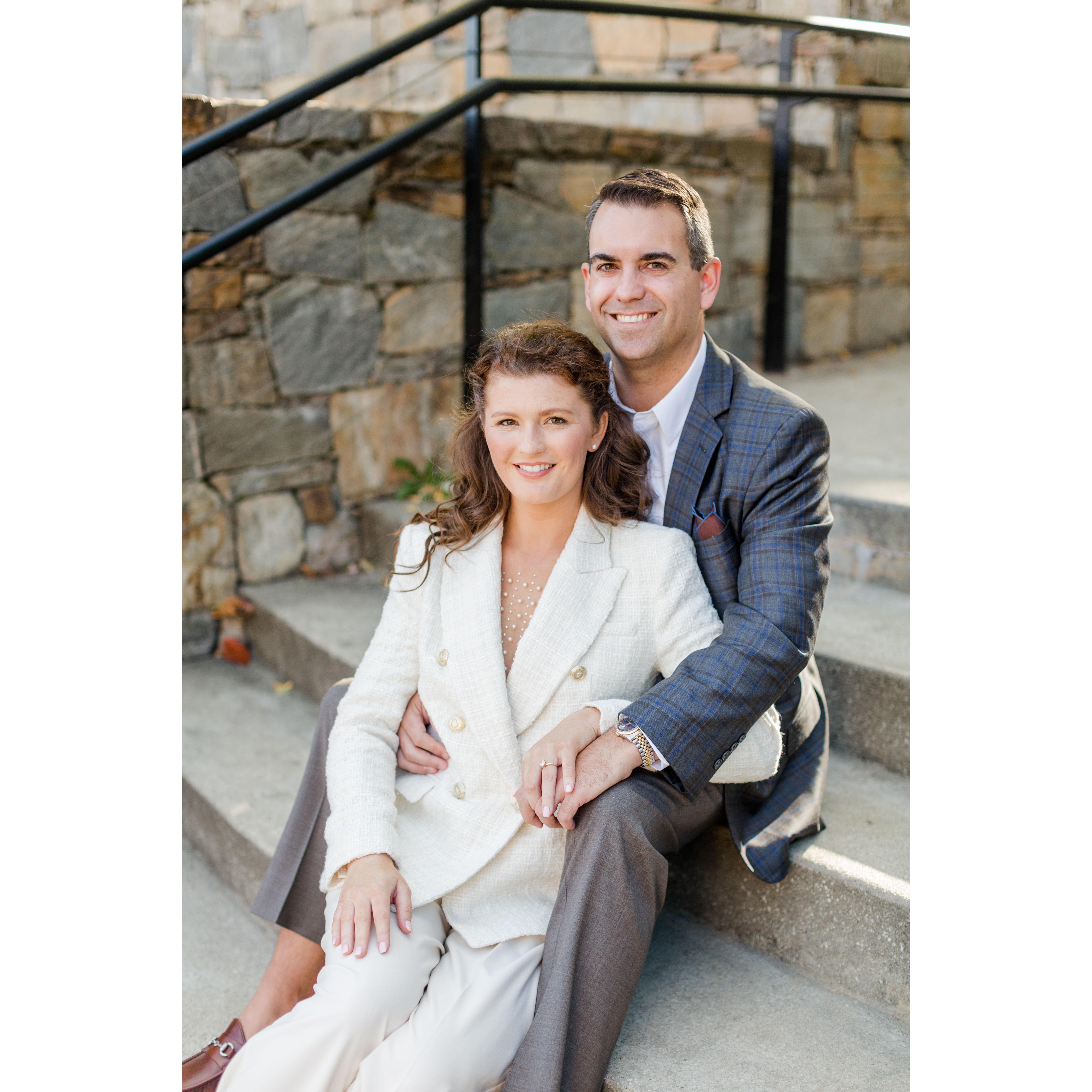 Engagement Photo Session in Downtown Greenville!