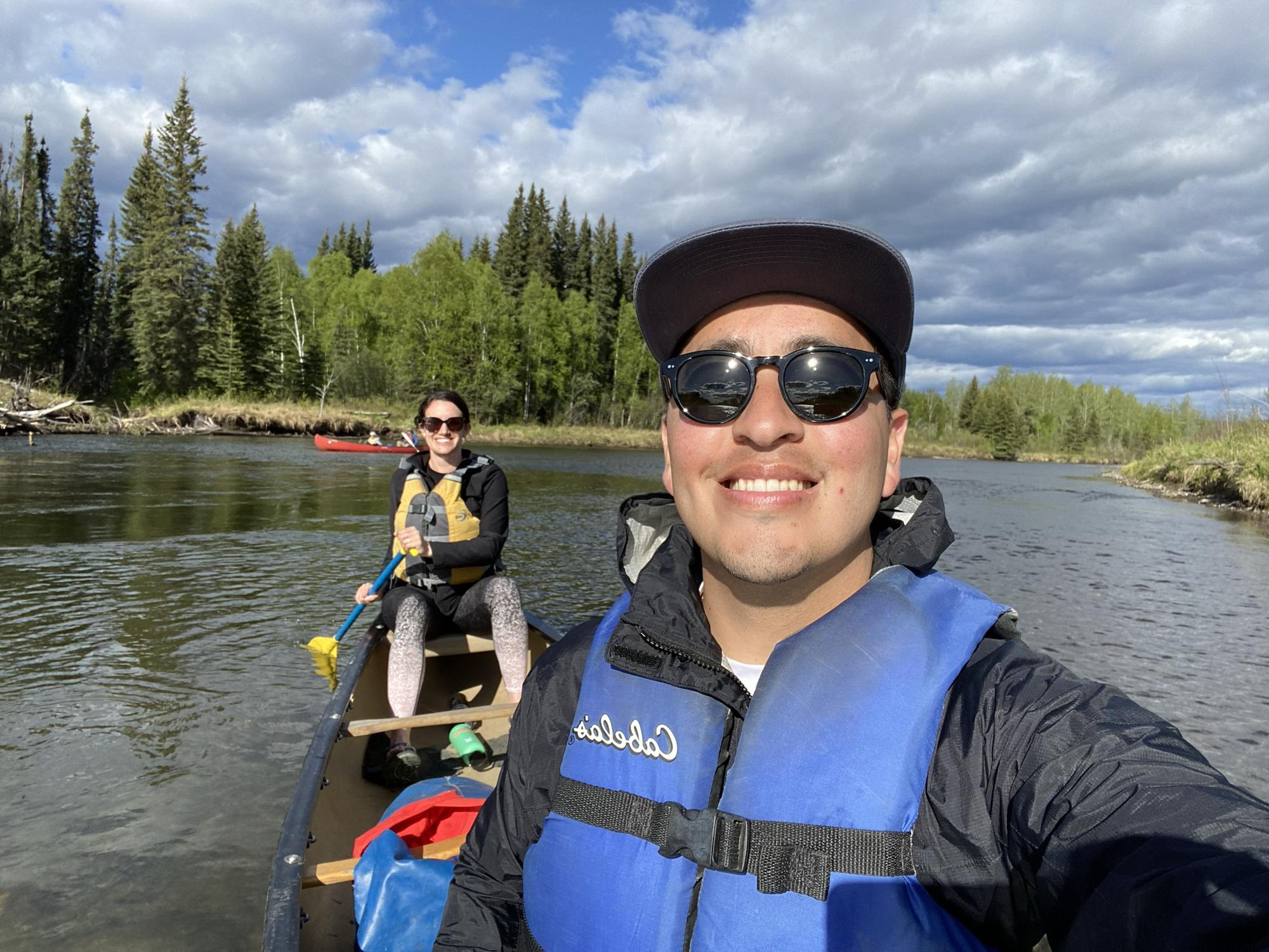 Floating the Chena River in Fairbanks, AK (it's Fish Day)!