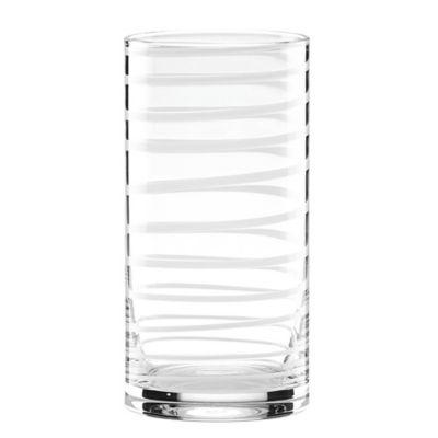 kate spade new york Charlotte Street™ High Ball Glasses in White (Set of 2)