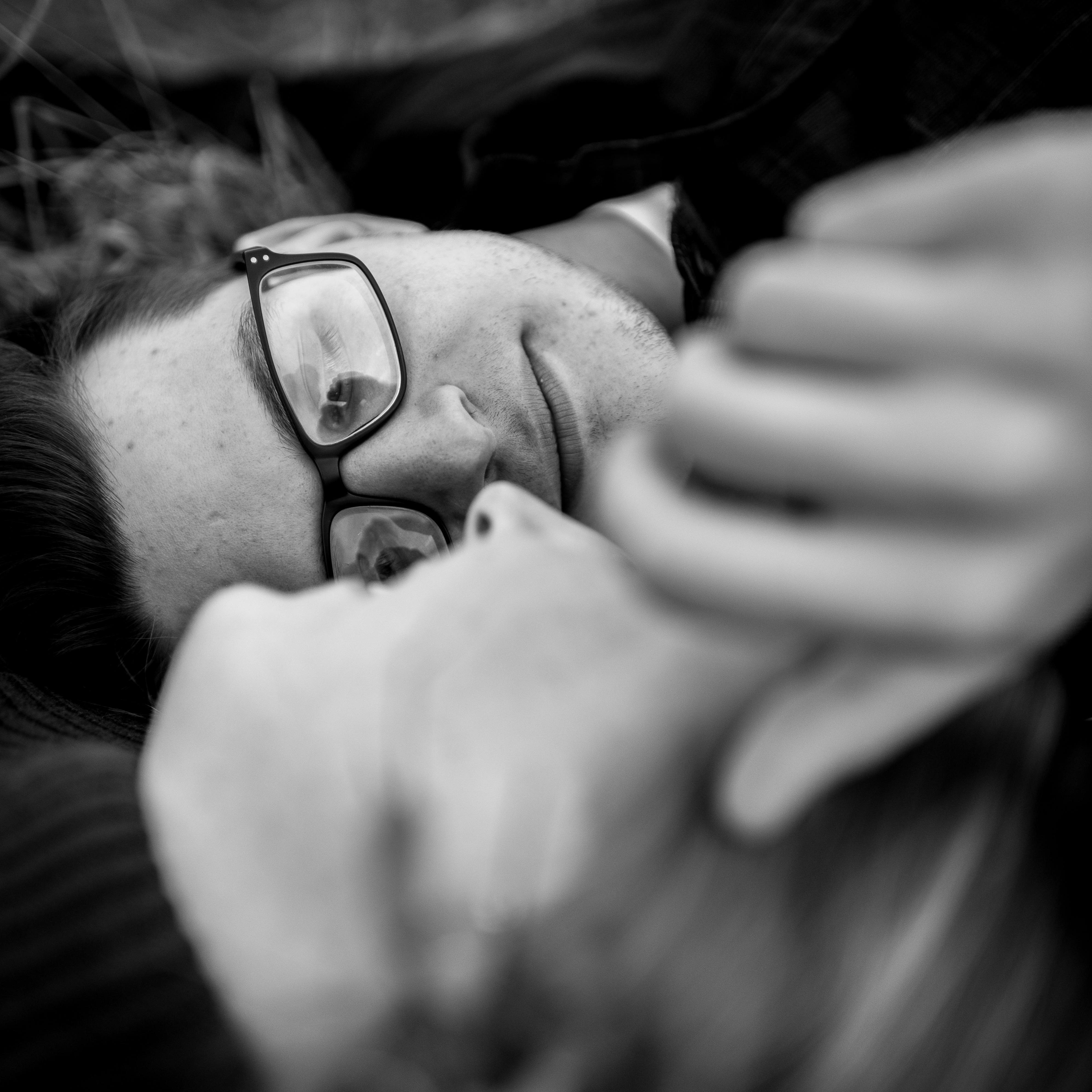 This was a such a sweet moment, but also an itchy one laying in the grass!