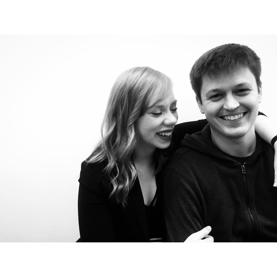 Candid that our friend Claire took at a work happy hour!