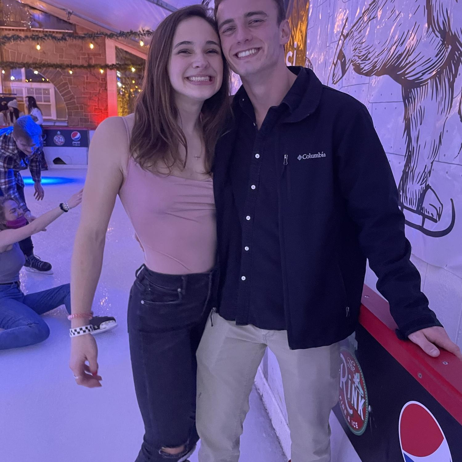 First date night together- ice skating