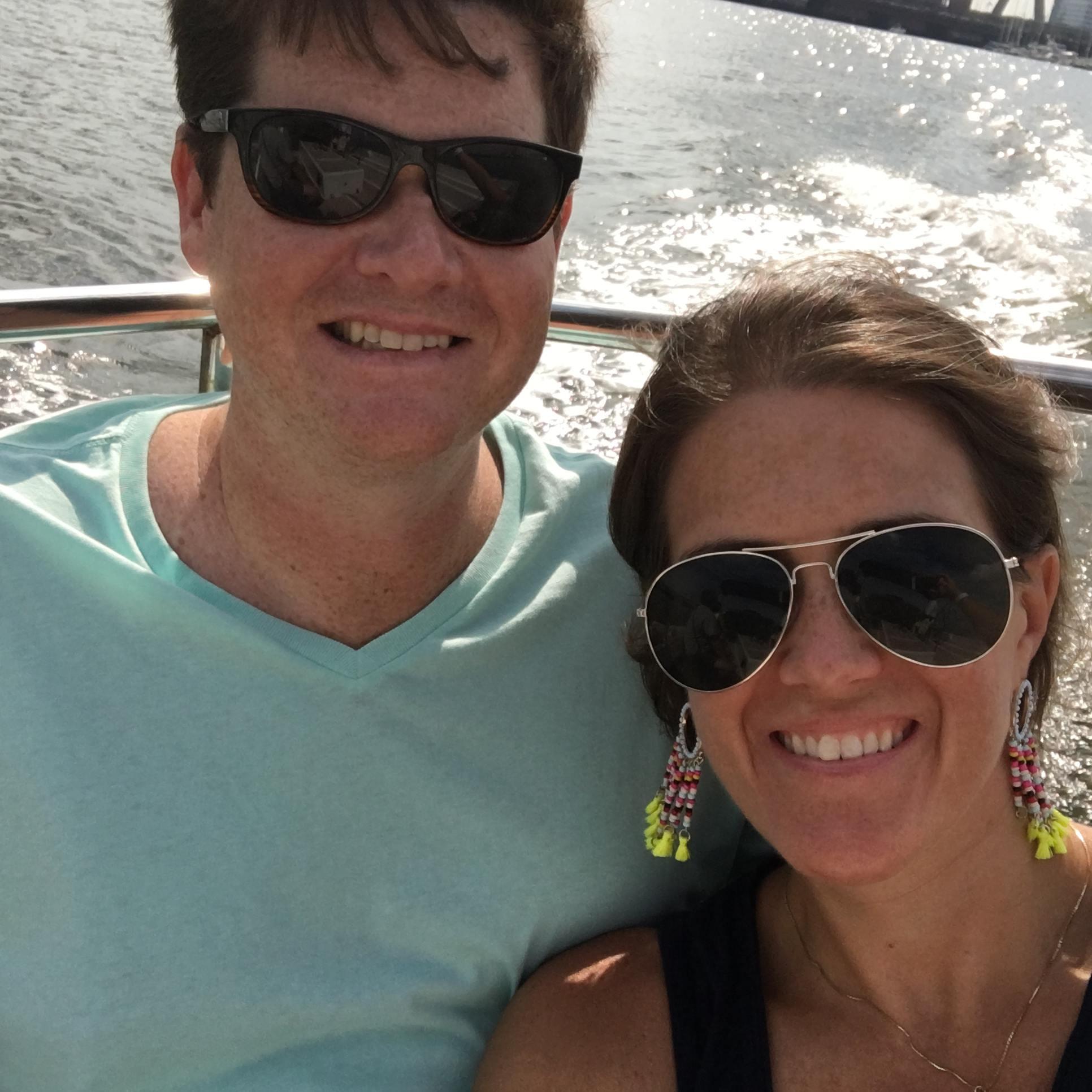 Water Taxi around the Boston harbor 