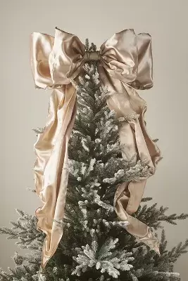 Satin Bow Tree Topper