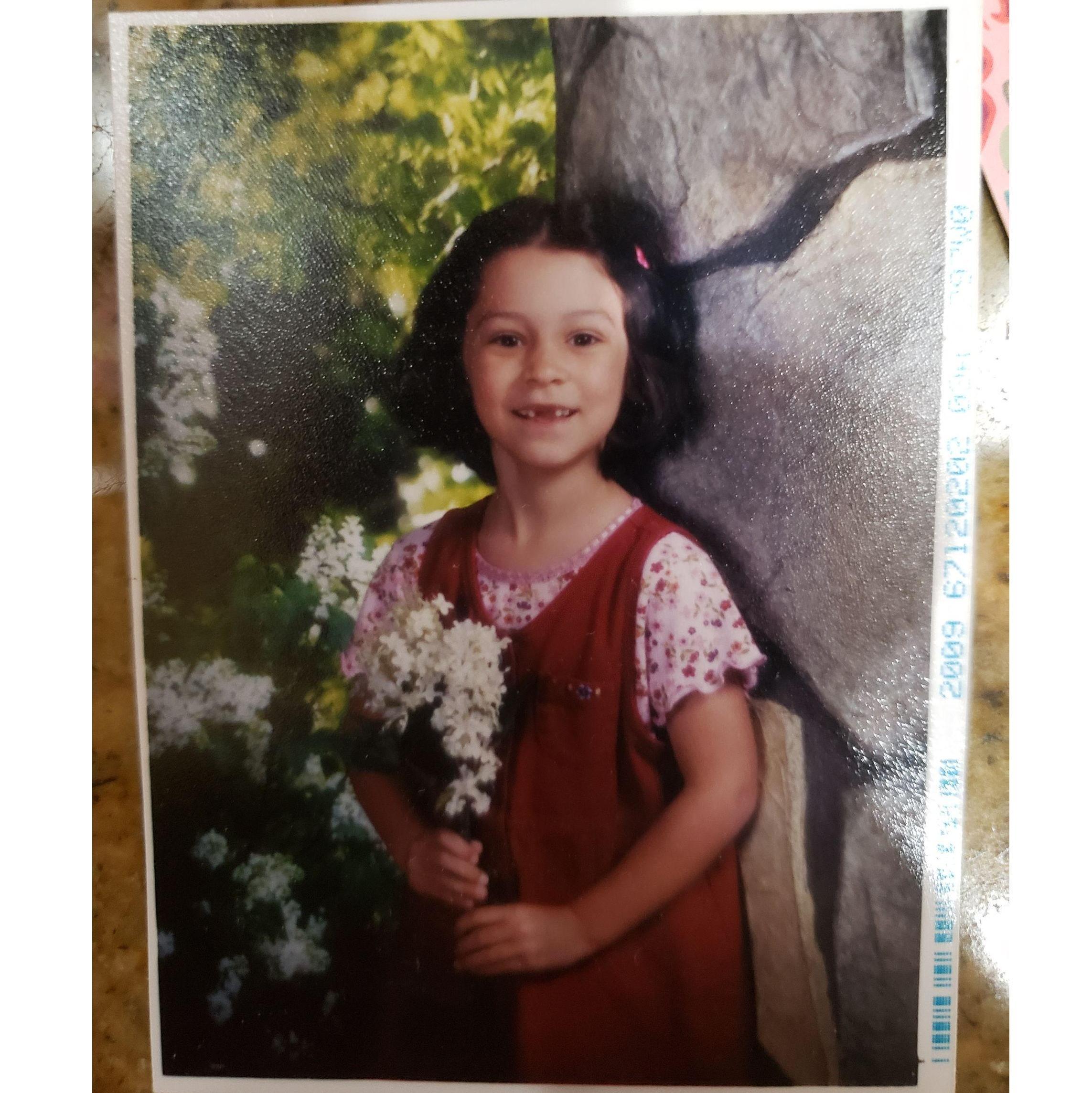 Josie in kindergarten.