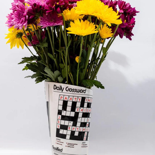 Newspaper Vase