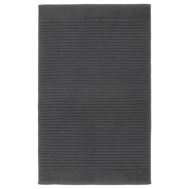ALSTERN Bath mat, dark gray, 20x32