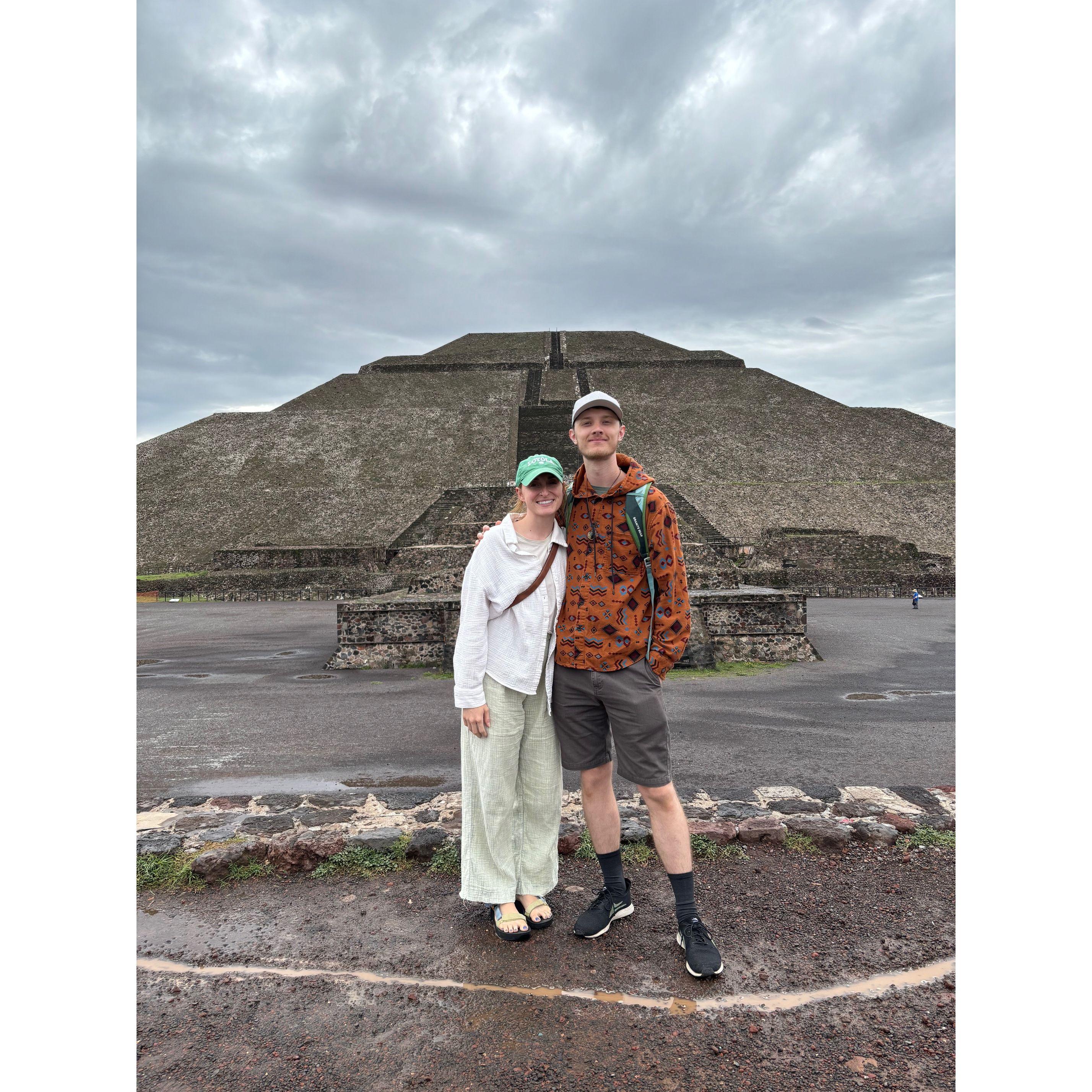 The pyramids at Teotihuacán in Mexico (2024).