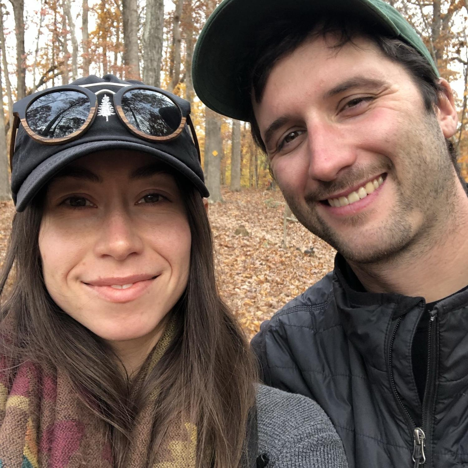 Walking around the amazing hardwood forests of NC