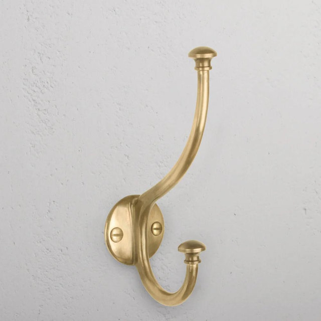 Mews Hook - Antique Brass