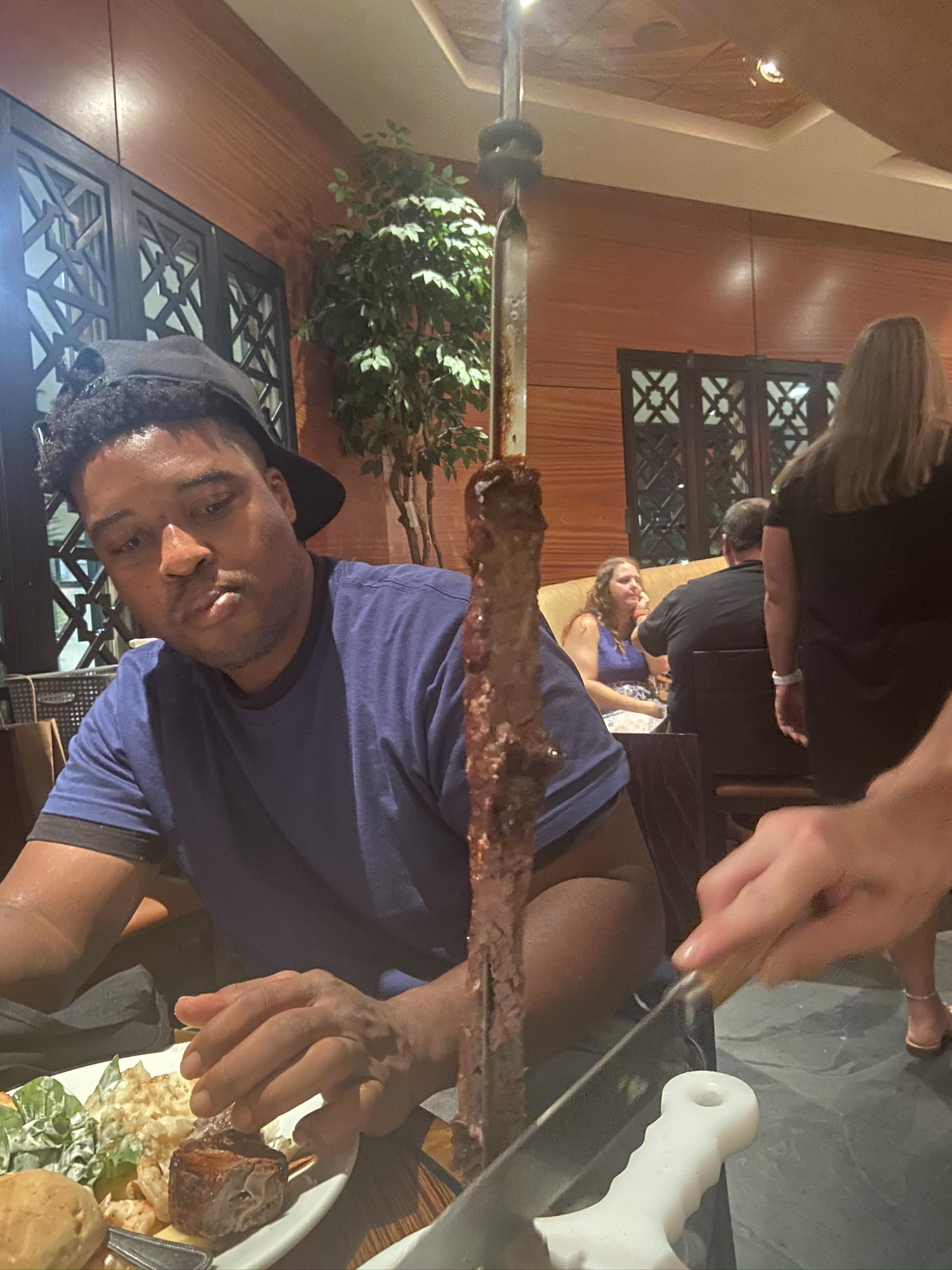 I think I ate toooooo much at the Brazilian Cowboy!