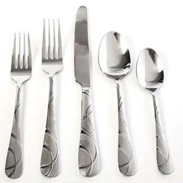 Pfaltzgraff® 20pc. Garland Frost Silverware Set