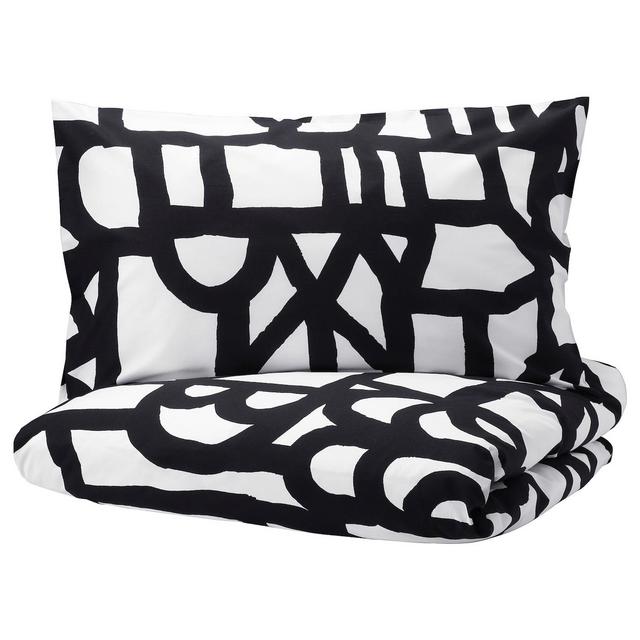 SKUGGBRÄCKA Duvet Cover, Queen