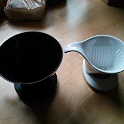 ZERO JAPAN Ceramic Coffee Dripper - Small - Drip Cone Brewer … (Jeans Blue)