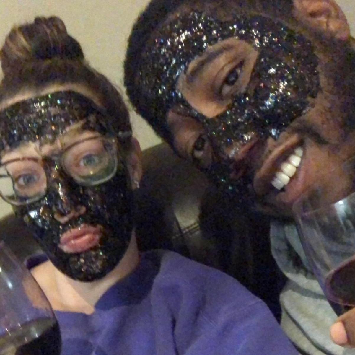 Favorite facemask night.
