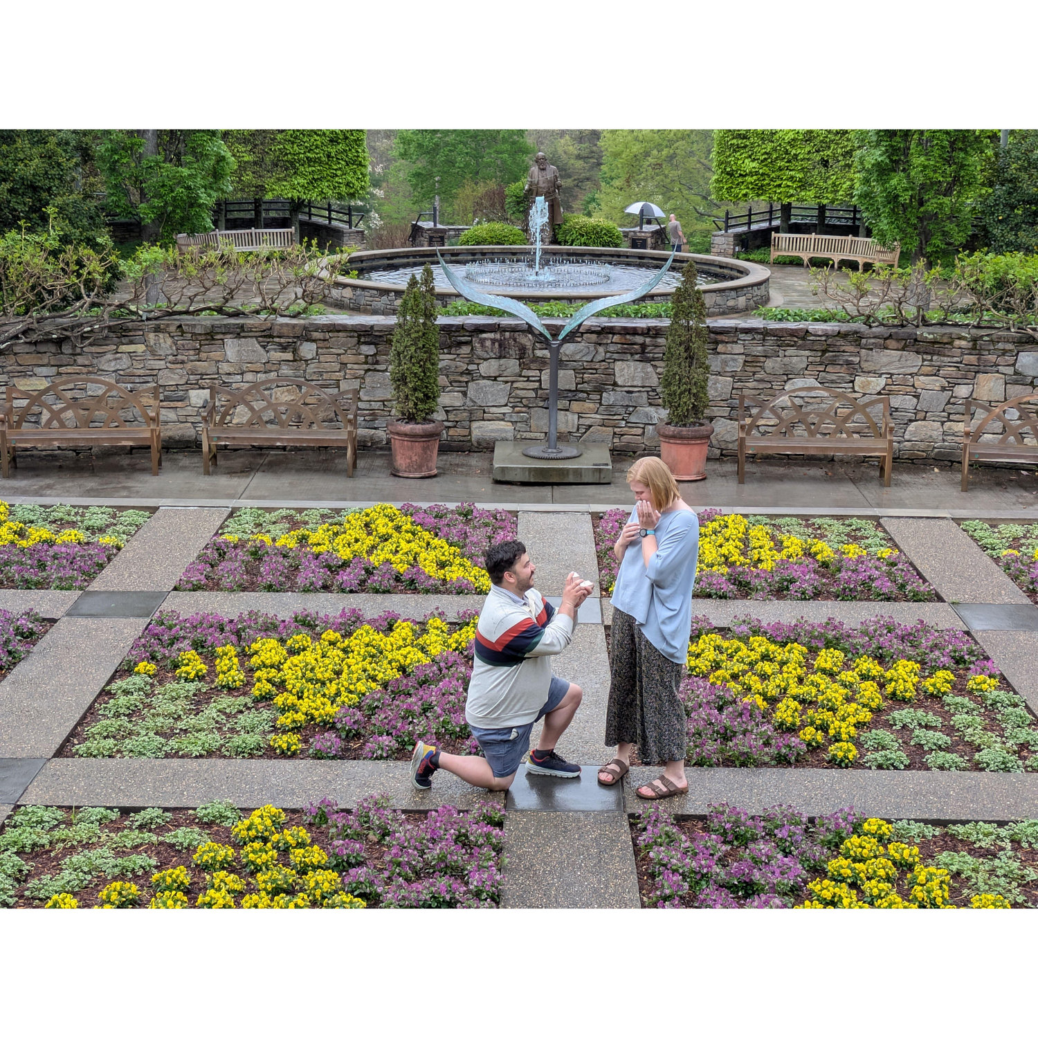 Engaged at North Carolina Arboretum on April 24, 2024!