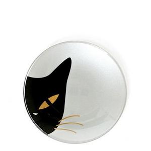 CAT EYES 3.5" MINI GLASS DISH - WHITE
