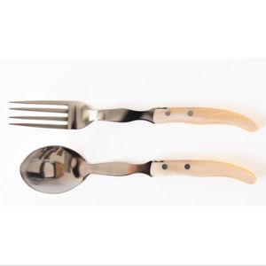 Two-Piece Berlingot Serving Set, from Claude Dozorme (Natural)