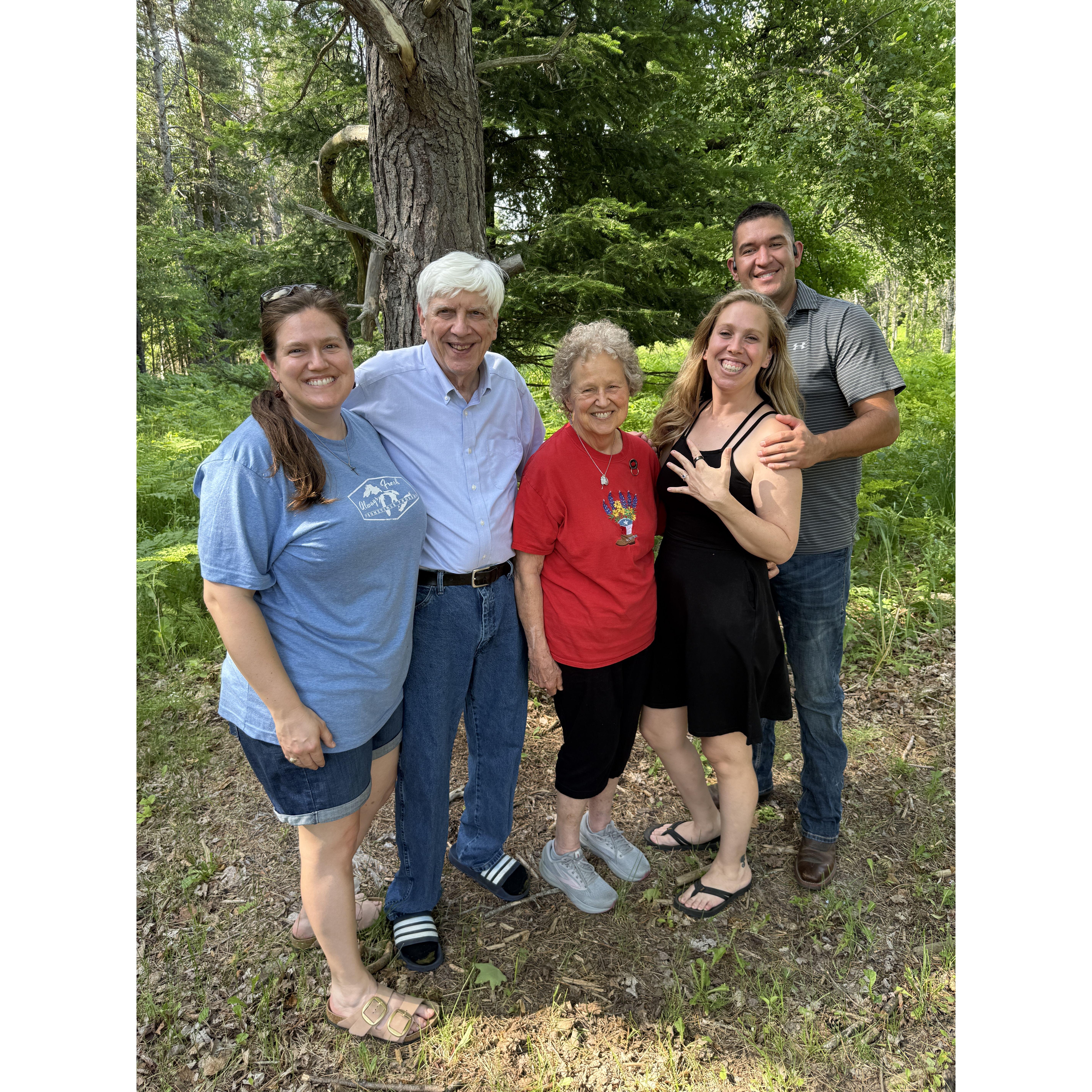 engagement day with the family