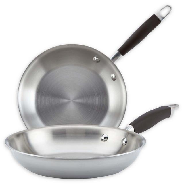 Anolon® 2-Piece Tri-Ply French Skillet Set in Onyx