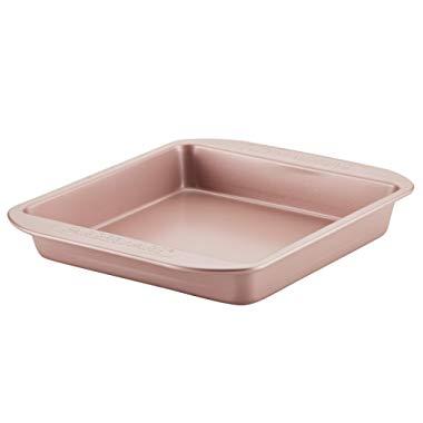Farberware 47771 Nonstick Bakeware  Baking Pan / Nonstick Cake Pan, Square - 9 Inch, Red