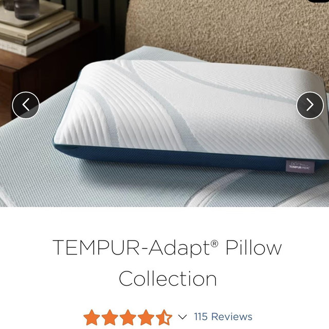 Tempur - Adapt ProLow Pillow King Size