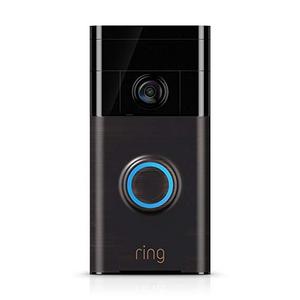 Ring Wi-Fi Enabled Video Doorbell in Venetian Bronze, Works with Alexa