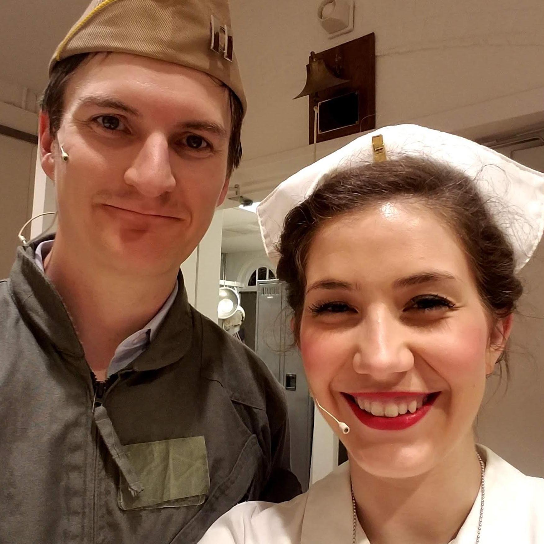 Lieutenant Buzz Adams & Ensign Sue Yaeger at your service (South Pacific)