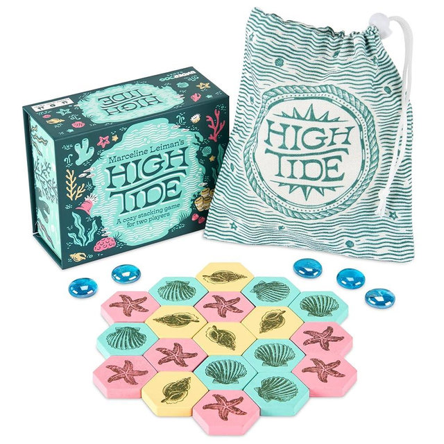 High Tide | Cozy Travel Game for 2 Players | Easy to Learn | Great Game for Adults and Kids Ages 8+ | 15 Minute Playtime