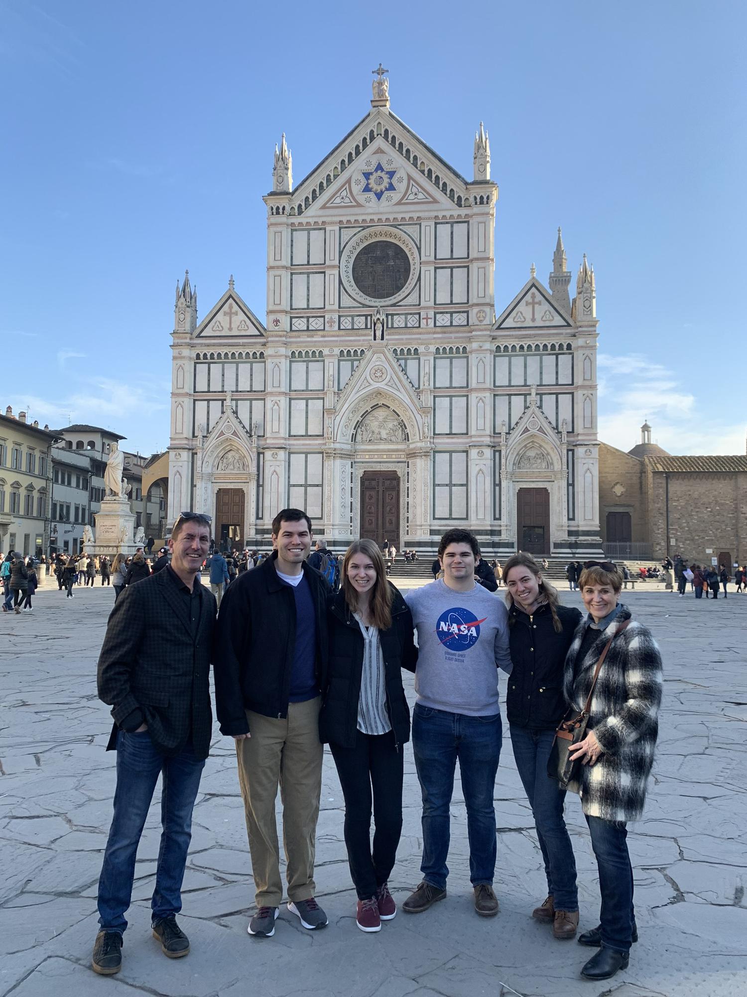 December, 2018. Florence with Hannah’s family.