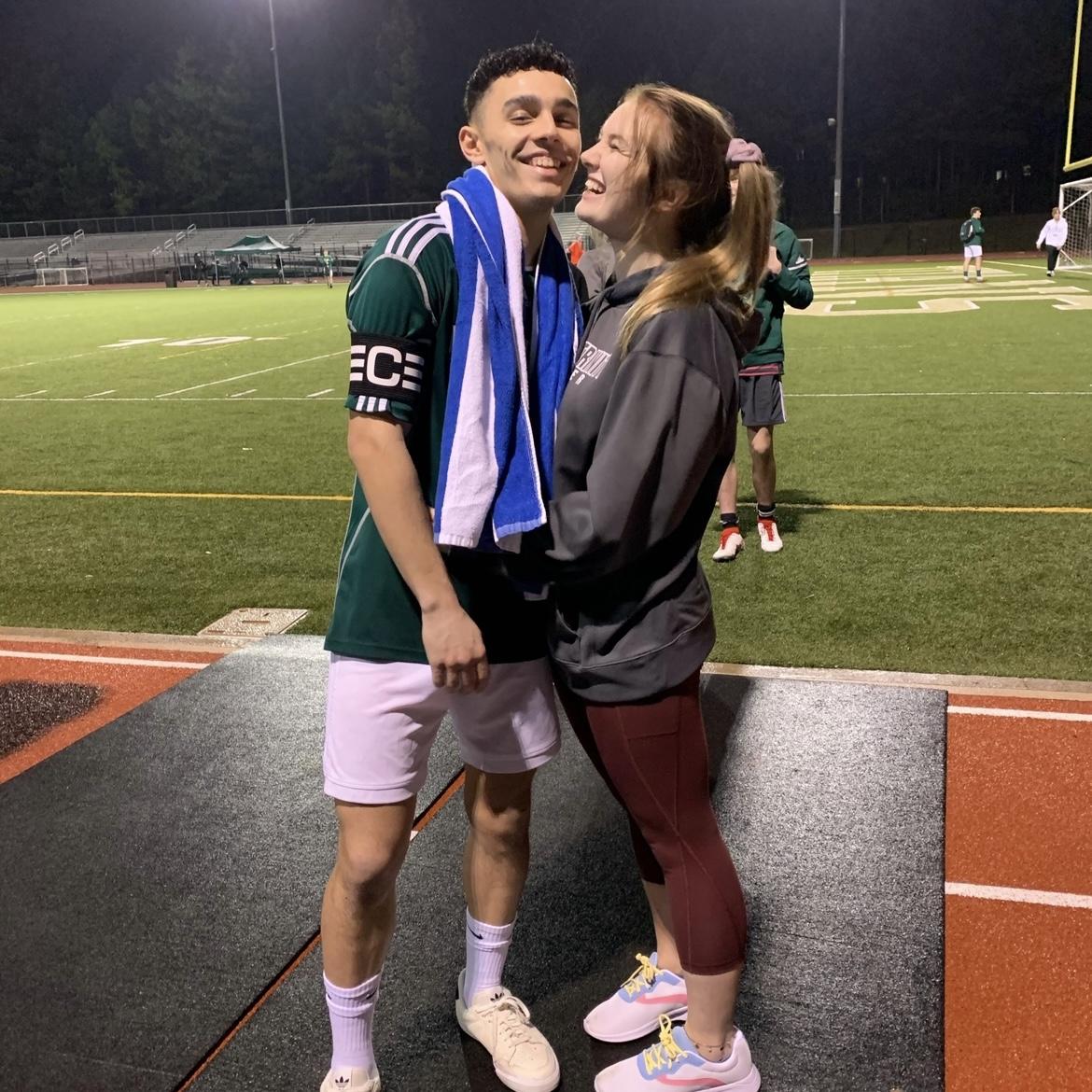 One of David’s many BT soccer games