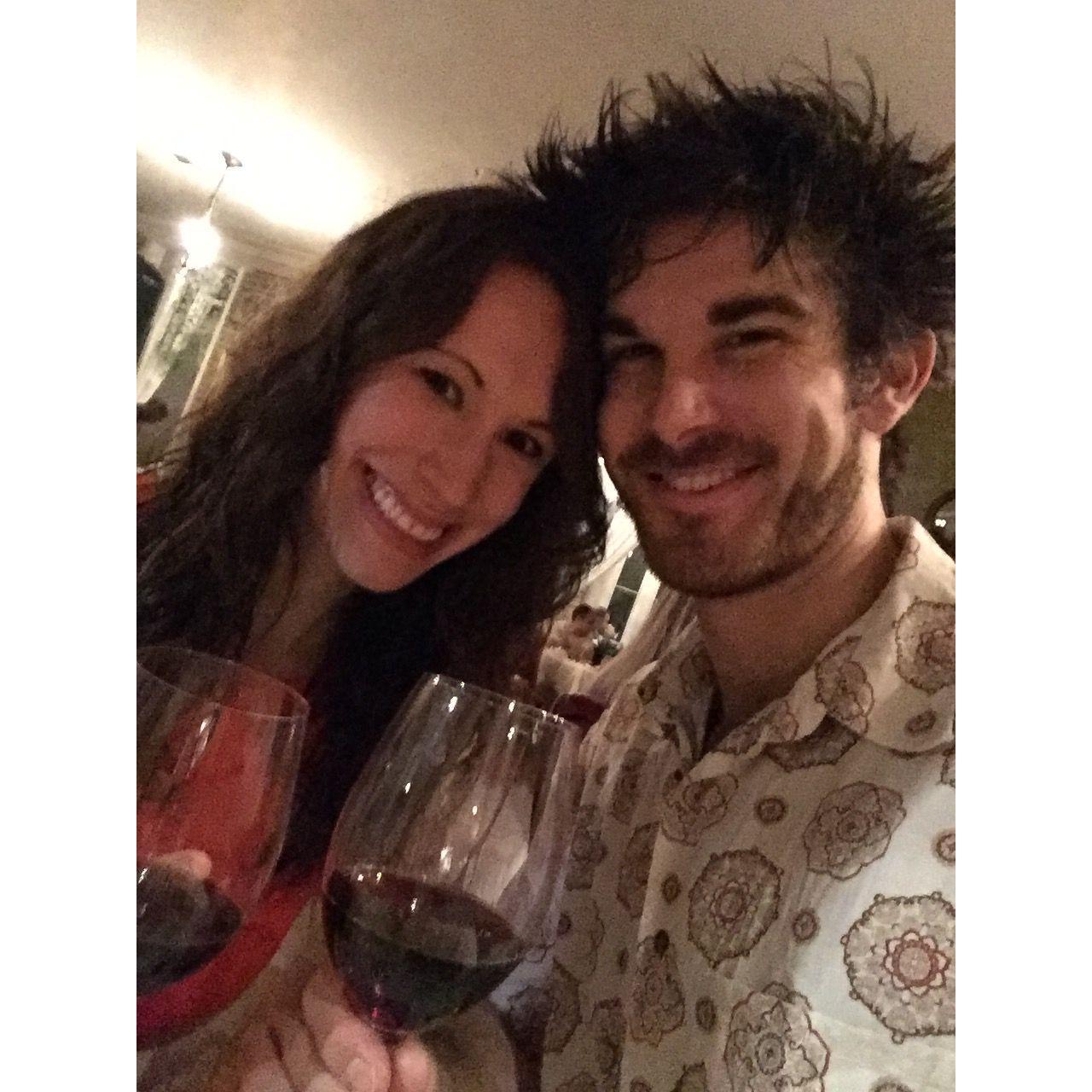 Drinking wine on Bourbon???