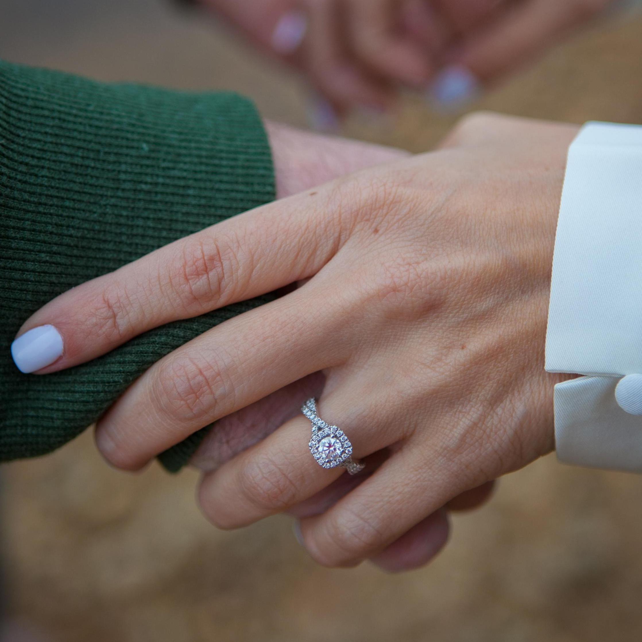 He did good, he did real good! I love him more but I love my ring too.