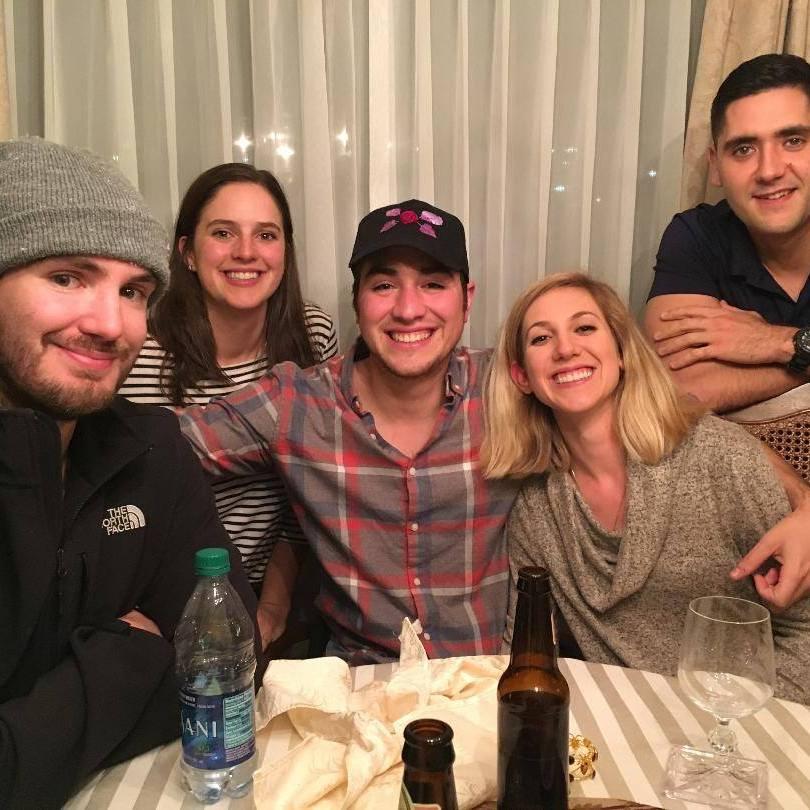 Birthday Dinner with Lawson's friends.
