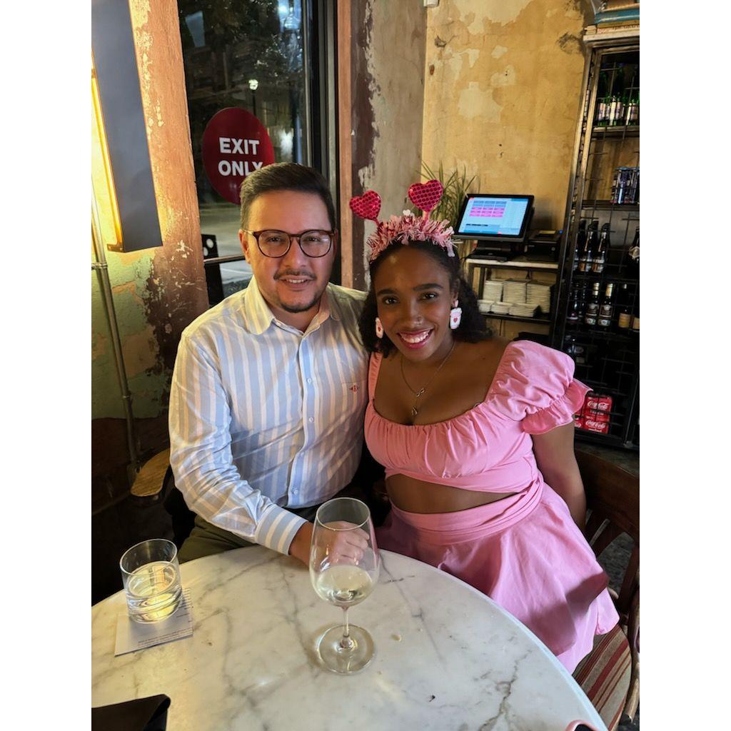 Our second Valentine's Day together! February 14, 2024