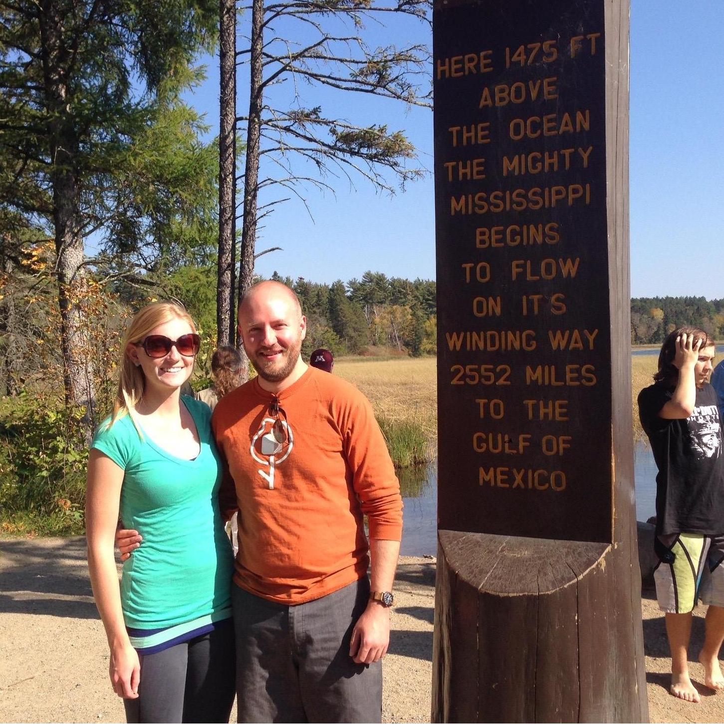 Our first camping trip together to Itasca State Park