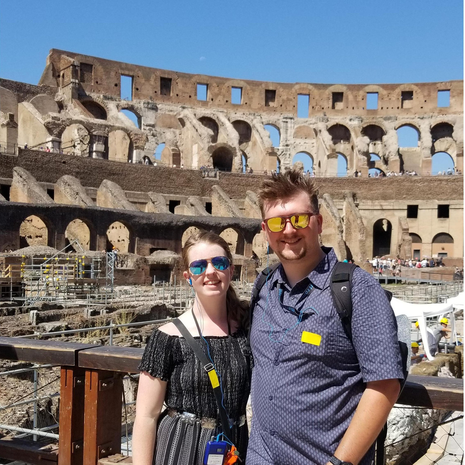 Exploring the Coliseum in Rome, 2019