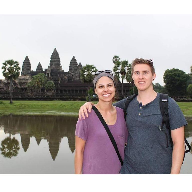Sunrise at Angkor Wat in Cambodia