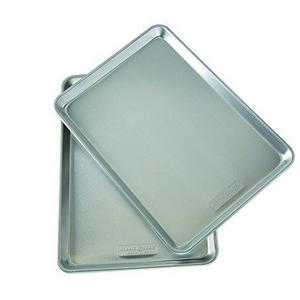 Nordic Ware Natural Aluminum Half Sheet (2 Pack), Silver
