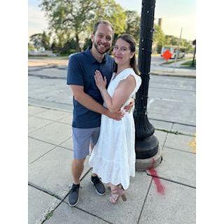 Dan proposed on our second year anniversary at the place where we had our first date.