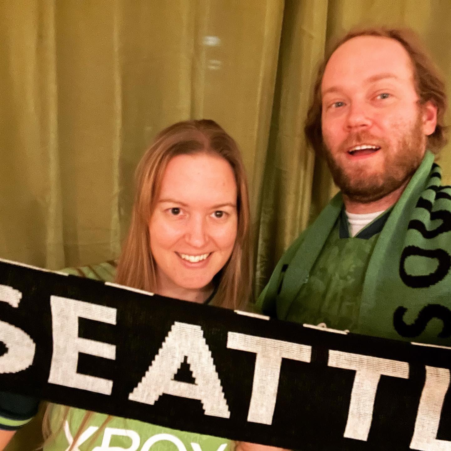 Watching the MLS final at home December 2020