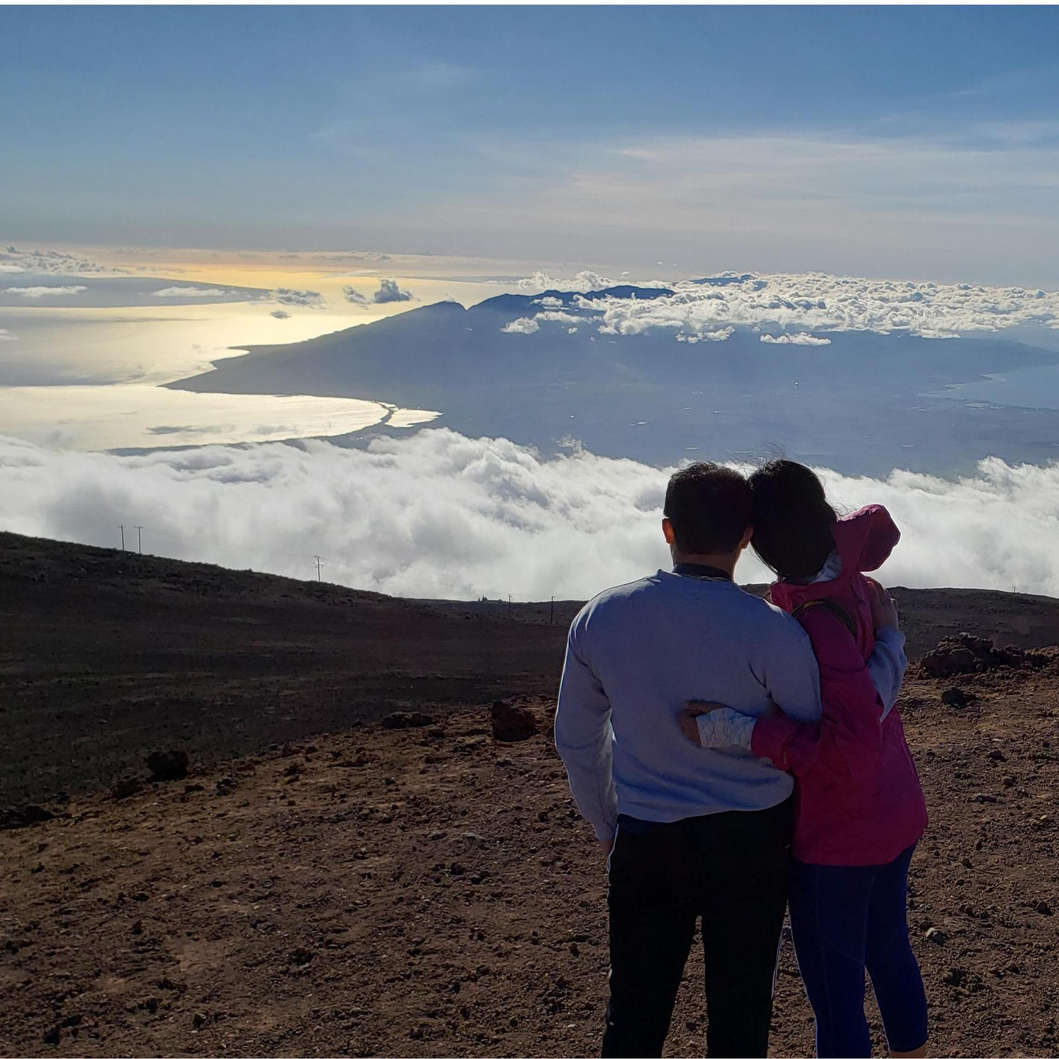On top of Mt. Haleakala in Maui, Hawaii